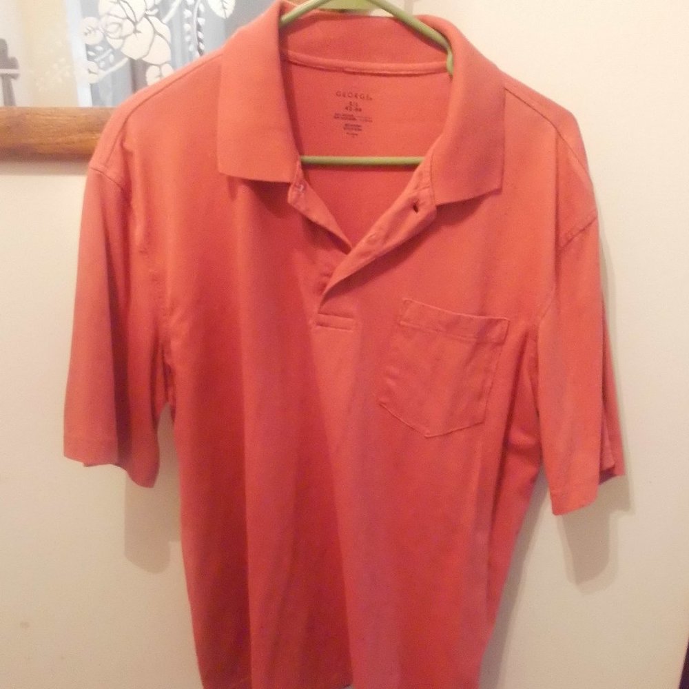 George short sleeved shirt-Salmon color-Large